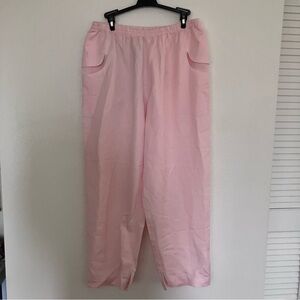 Ease Tapered Pocket Pant 100% Linen Nam Nhiên Pink Unisex size L or Women's XL